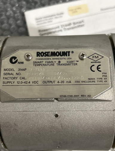 Rosemount 3144P D5A1NA Temperature Transmitter